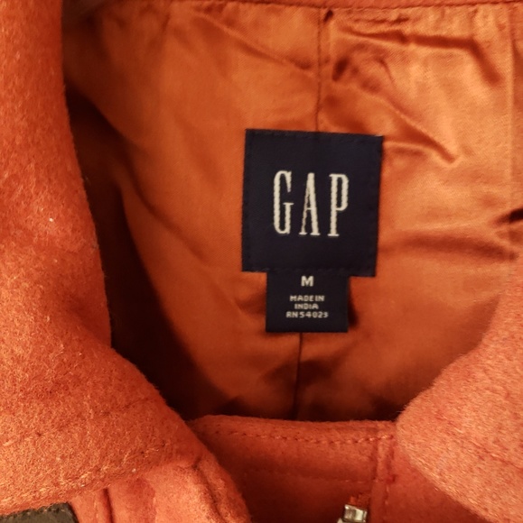 GAP Orange Toggle Coat - Picture 3 of 5